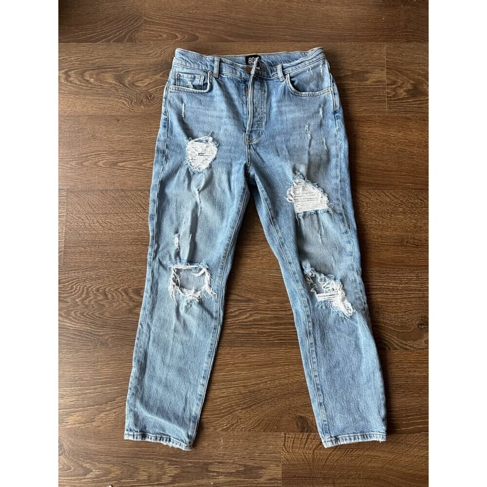 BDG Ripped High Rise Straight Jeans - Size 28